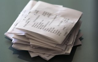 Illustration of business expenses including office supplies, travel, staff salaries, and marketing costs for Corporation Tax purposes